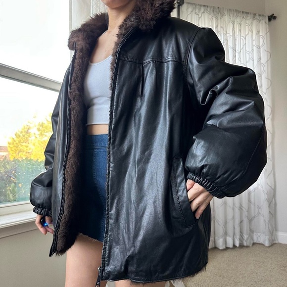 Reversible Fur Jacket - Picture 6 of 8